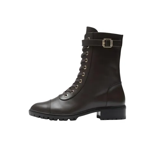 Stuart Weitzman/SW 5050 Short Martin Boot 3.5cm Women's Peachwood Brown