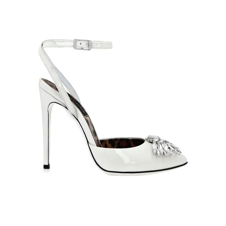 PHILIPP PLEIN Vernice 120mm Leather Sandals-1
