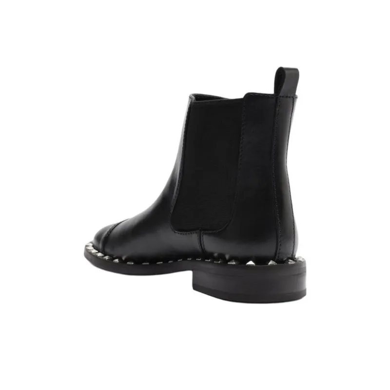 Schutz Short Chelsea Boots Women's Black-4