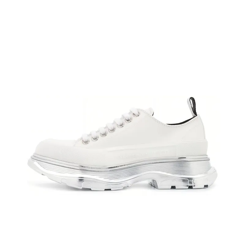 Alexander McQueen Tread Slick Ankle Length Martin Boot Men's White-0