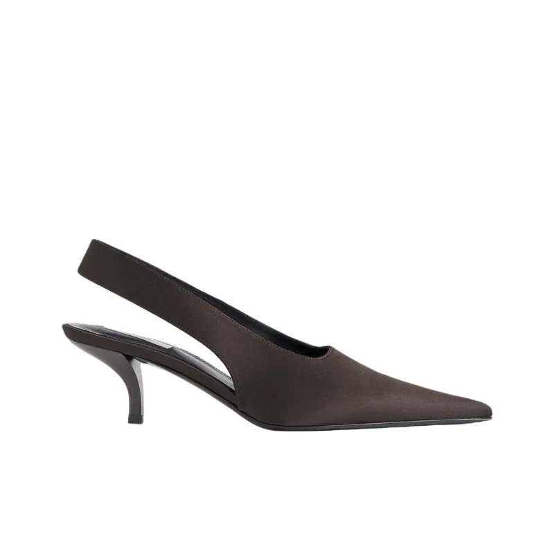 TOTEME Slim Heel High Heels 5.5cm Women's Umber-1
