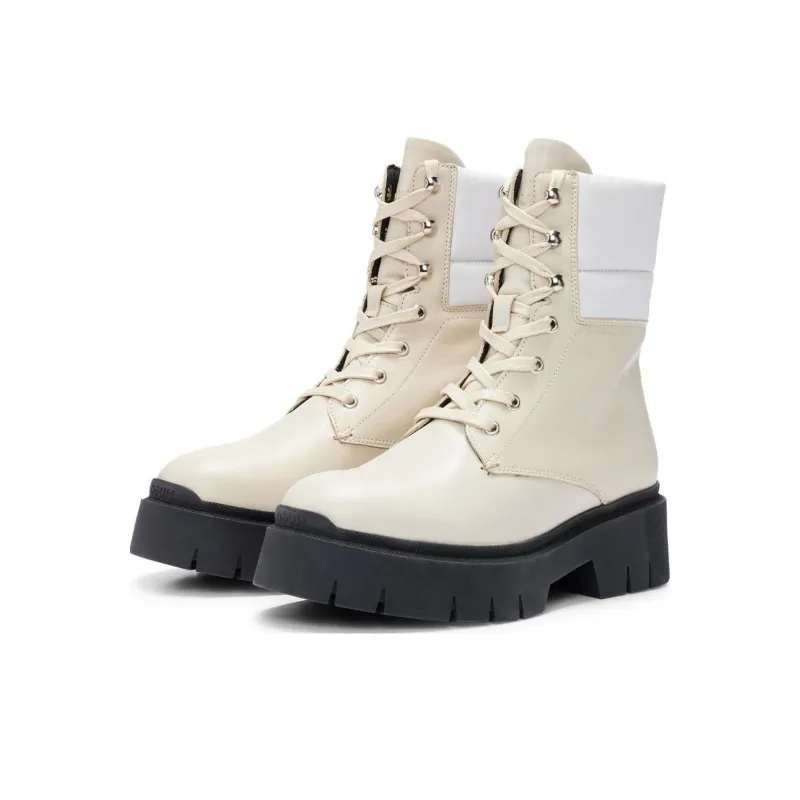 HUGO BOSS Ankle Boots Women's White-2