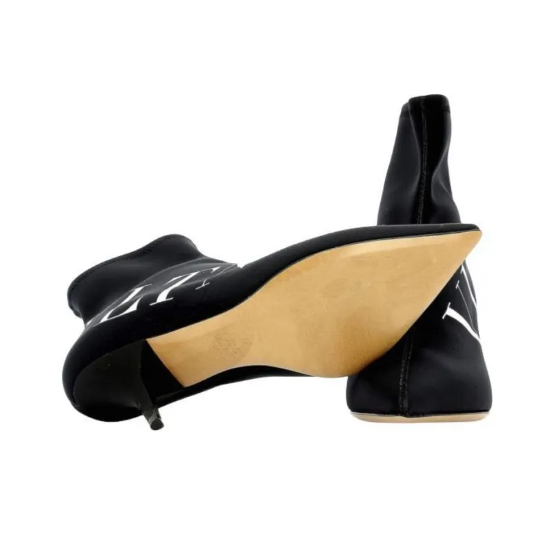 Valentino VLTN Ankle Boots Women's Black-4