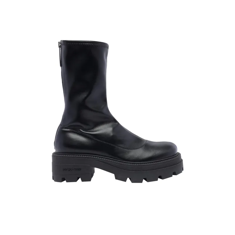 SERGIO ROSSI Round Toe Ankle Boots Women's-1