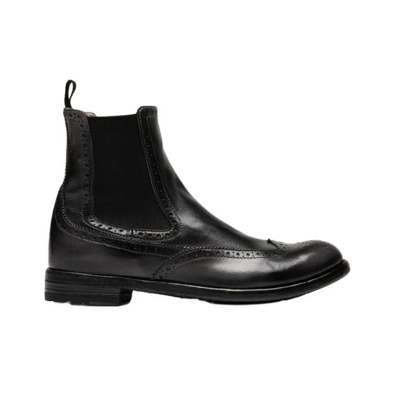Officine Creative Lexikon 151 Short Chelsea Boots 3cm Women's Black-1
