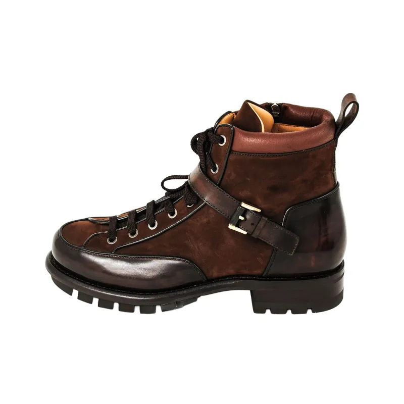 Santoni Draco Ankle Boots Men's Brown-0