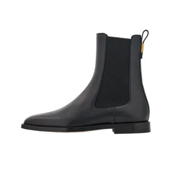 FERRAGAMO Short Chelsea Boots Women's Black