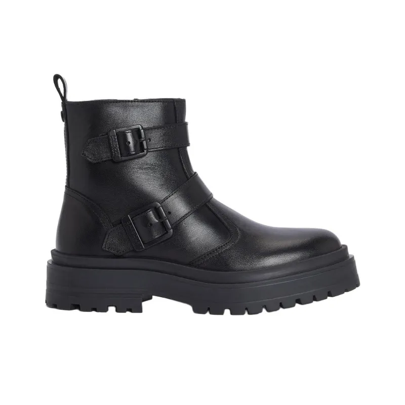 BARBOUR Tasmin Ankle Boots 4cm Women's Black-1