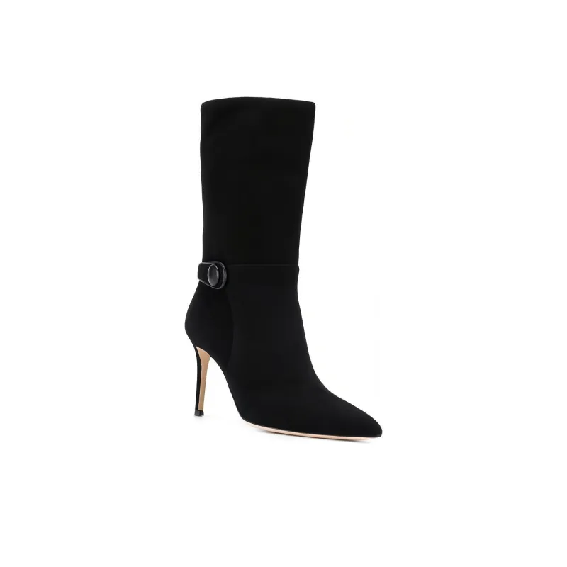 Giuseppe Zanotti Button-Detaied Pointed Toe Boots Women's-1