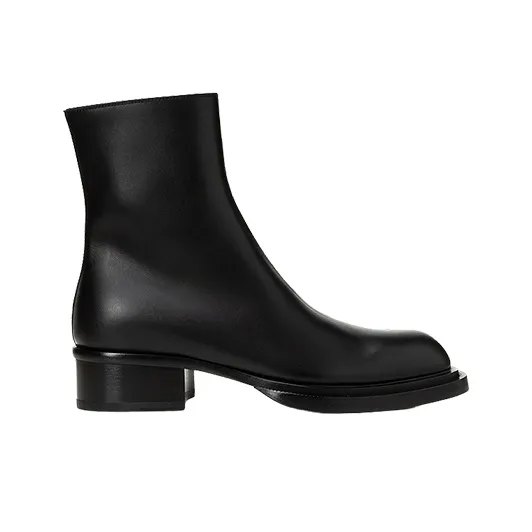 Alexander McQueen Cuban Stack Ankle Boots-1