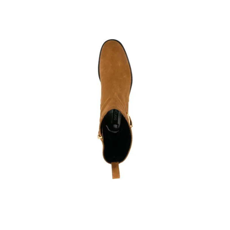 SERGIO ROSSI Ankle Boots Women's Brown-3