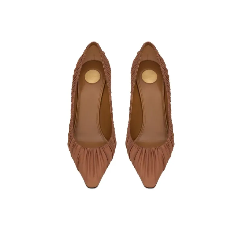 SAINT LAURENT Emmanuelle Pointed Toe Pumps-3