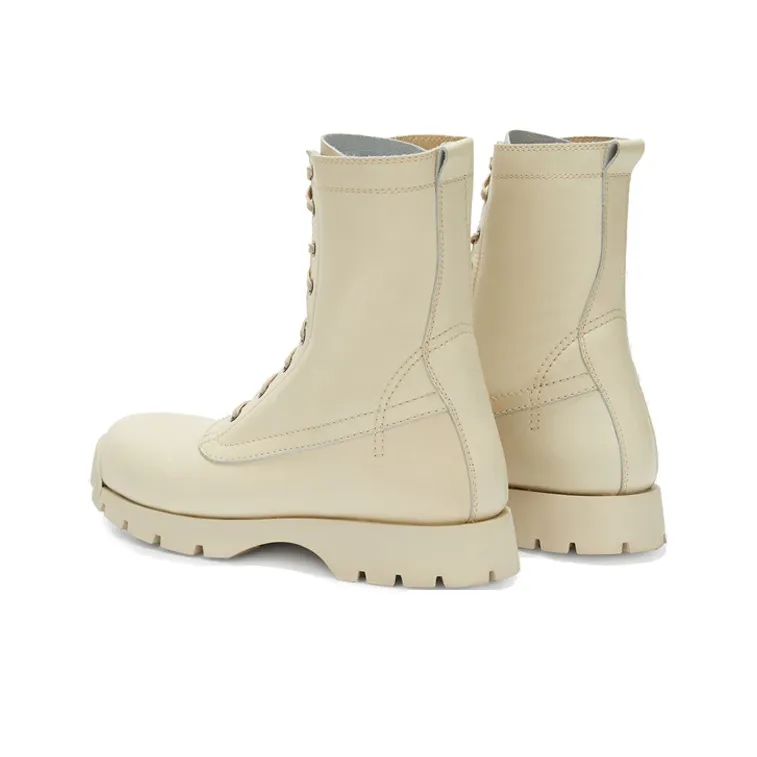 JIL SANDER Ankle Boots Men Beige-2