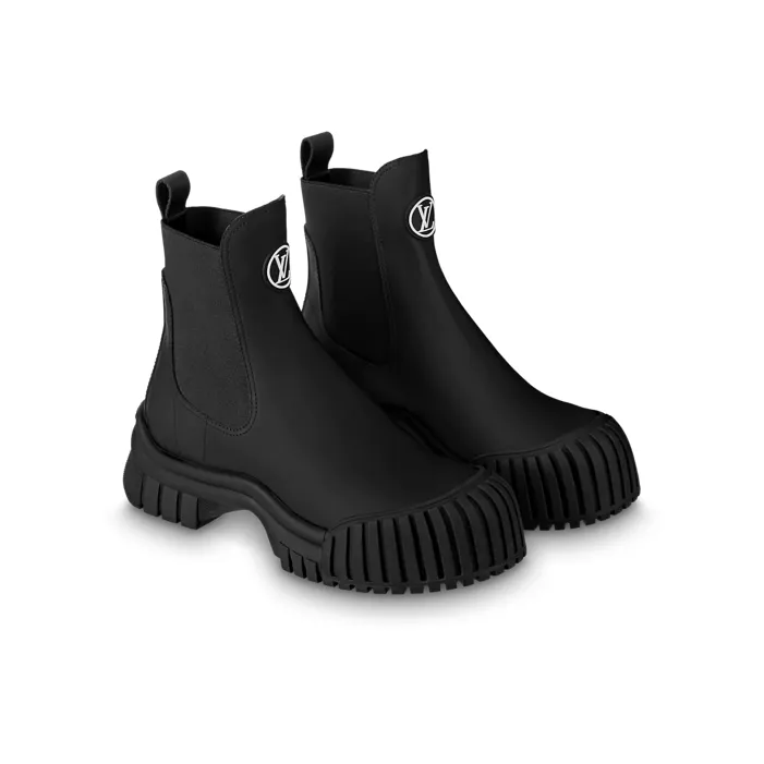 LOUIS VUITTON Ruby Chelsea Boots 'Black' Women's-2