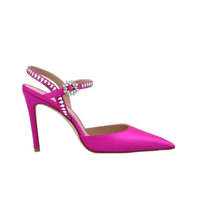 Stuart Weitzman/SW Gmcut High Heels 10cm Women's Fuchsia-1