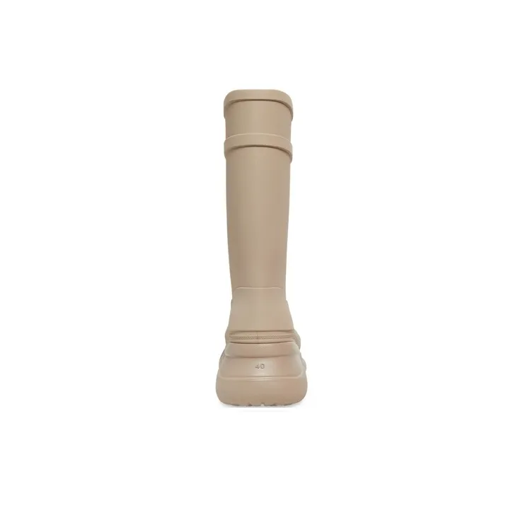 Balenciaga X Crocs Boot Beige Rubber-2