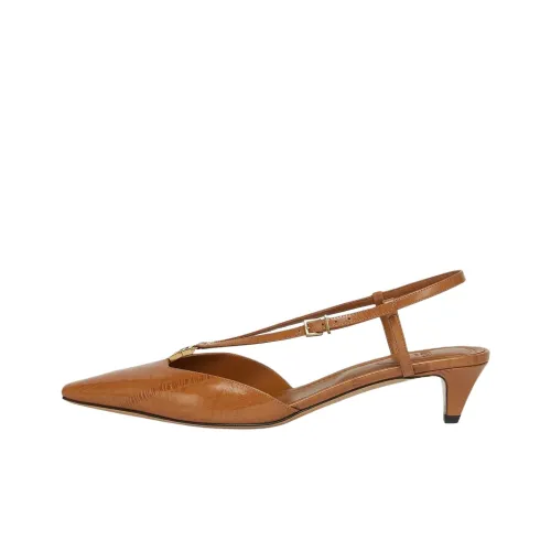 FENDI Ffold High Heels 4cm Women's Brown