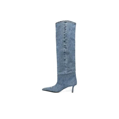 Alexander Wang Viola 65mm Denim Boots Women's