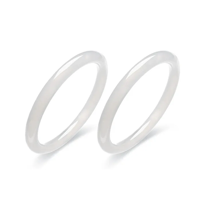 CHOW TAI SENG Chalcedony Bangles Women's-5