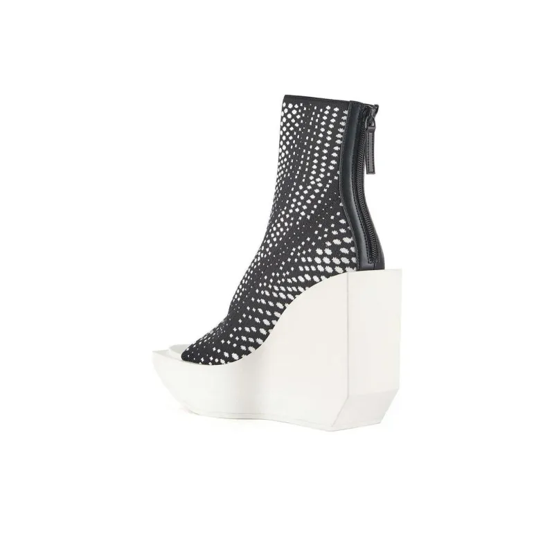 UNITED NUDE Wa Fab Hi Ankle Boots 14.5cm Women's Black-3