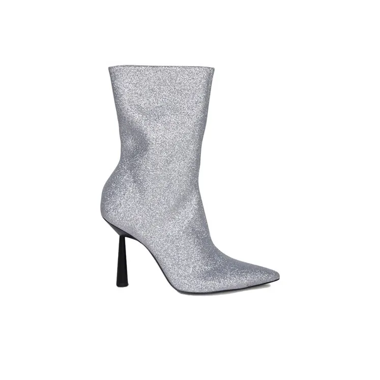 Giaborghini Rosie 100mm Glittered Ankle Boots Women's-1