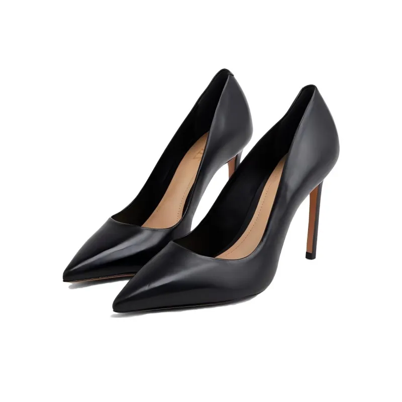 Schutz Lou 100mm Nappa Leather Pumps-2