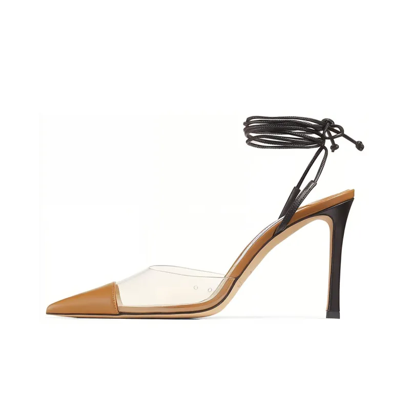 Jimmy Choo Farley High Heels Women's Camel-0