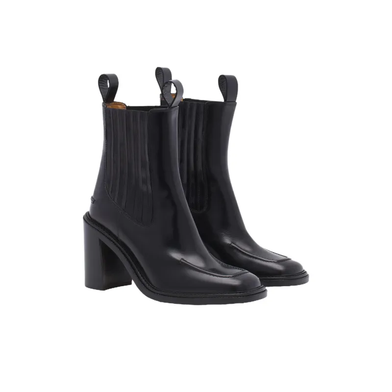 Maison Kitsuné 90mm Chelsea Leather Boots-2