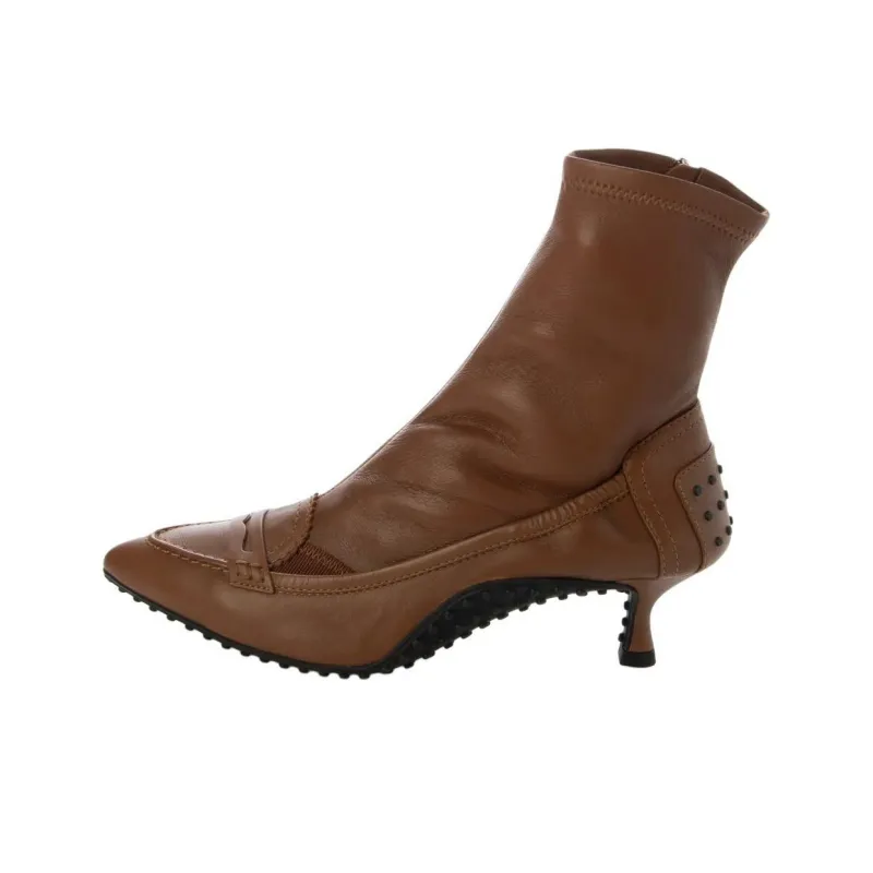 TOD'S Ankle Boots 5cm Women's Brown-0