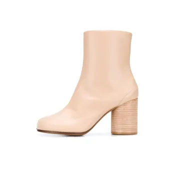 Maison Margiela Tabi 80mm Leather Ankle Boots