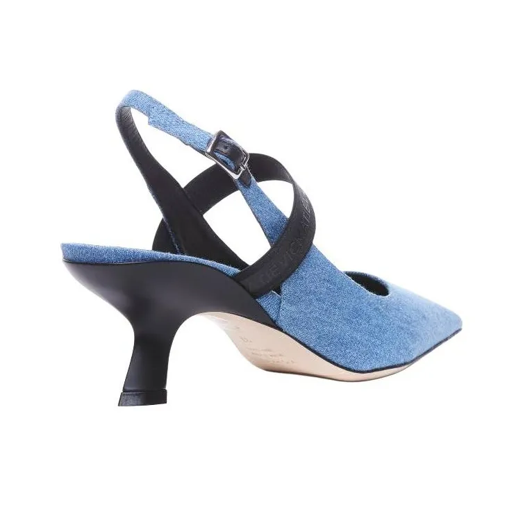 Vic Matie Pointed-Toe Slingback Pumps-3