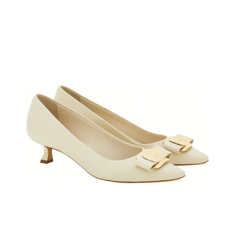 FERRAGAMO 40mm New Vara-bow Lambskin Pumps-1