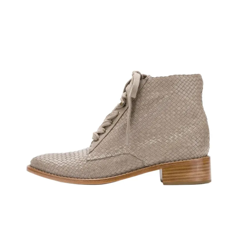 Sarah Chofakian Tresse Ankle Boots Women's Gray-0
