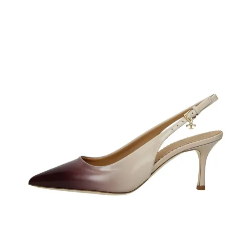 TORY BURCH Cone Heel High Heels Women's Light Brown