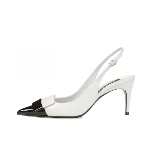 SERGIO ROSSI SR1 75mm Slingback Leather Pumps