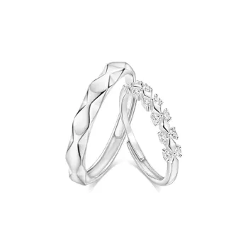 LUCA Sterling Silver Rings Unisex Gift Box Set #Sweet Love Confession