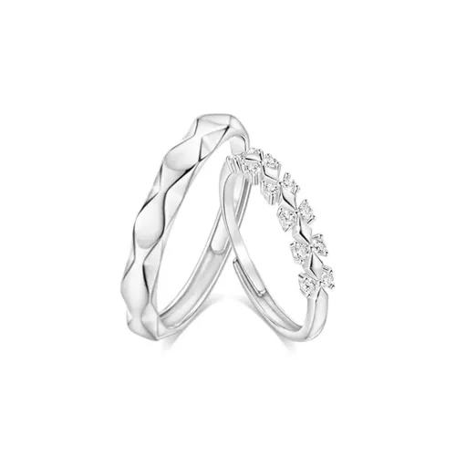 LUCA Sterling Silver Rings Unisex Gift Box Set #Sweet Love Confession
