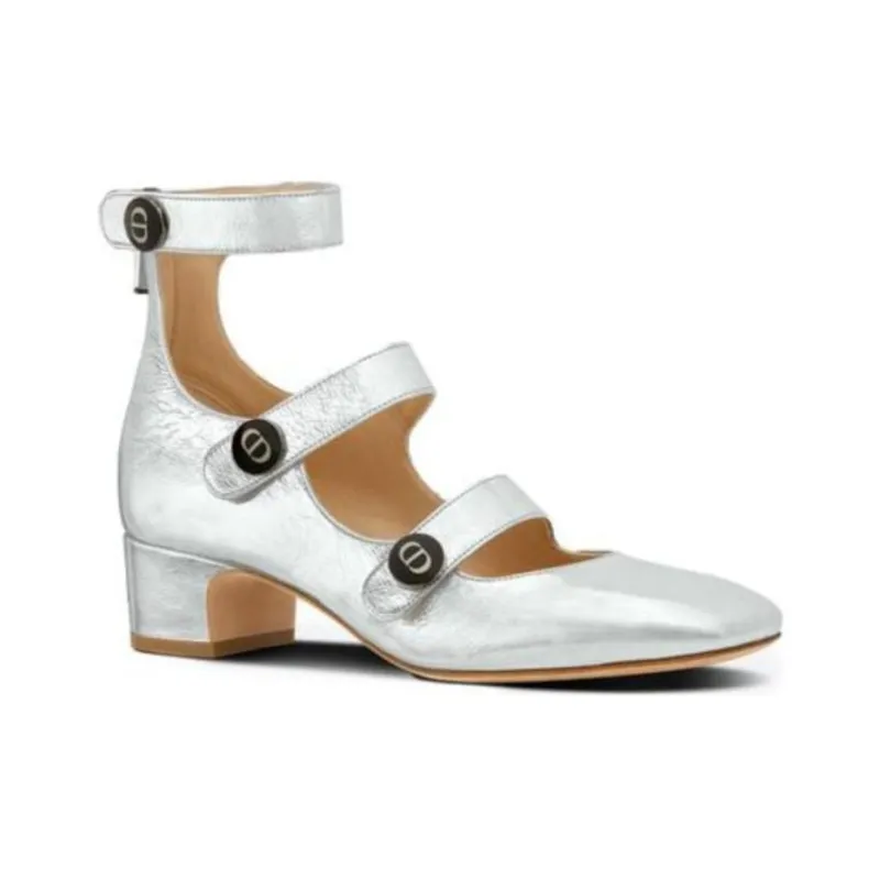 DIOR D-Doll High Heels Women's Silver-3