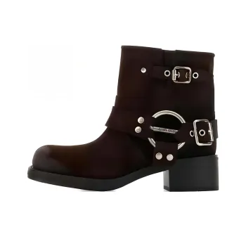 MIU MIU Ankle Boots Women's Black