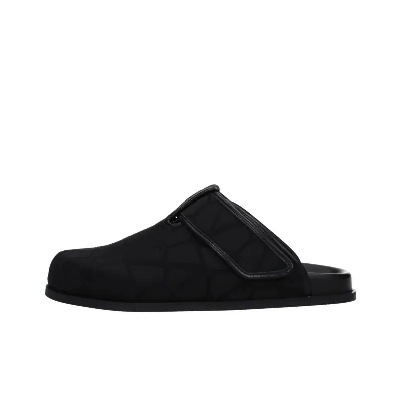 Valentino GARAVANI Wrap toe Slippers Men's Black-0