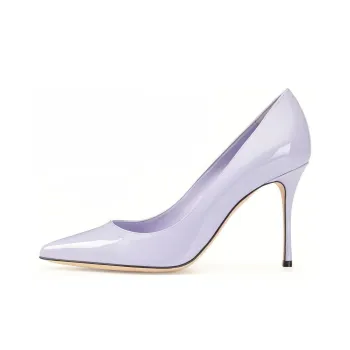 SERGIO ROSSI Godiva Slim Heel High Heels 8.9cm Women's Light Purple