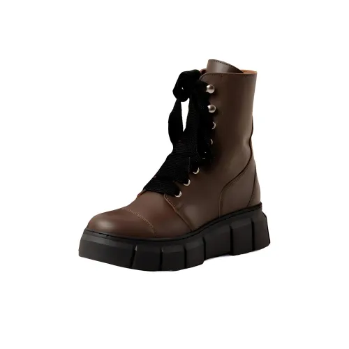 ALOHAS Ankle boots Carol 4cm Women's Brown