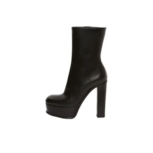 Alexander McQueen mixta Ankle Boot Black Women's