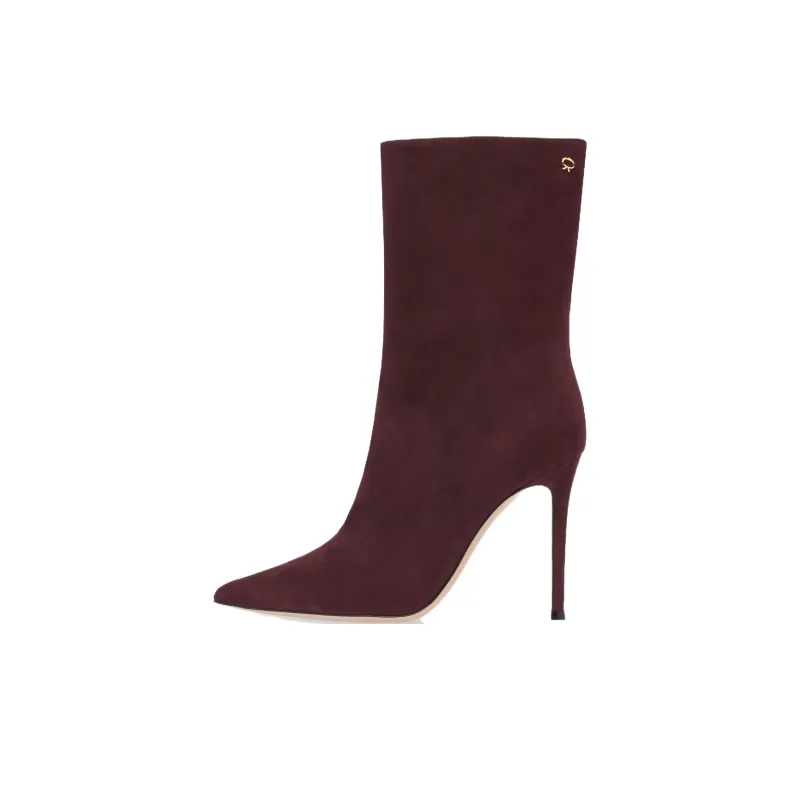GIANVITO ROSSI Reus Ankle Boots Women's Red-0