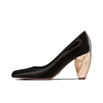 DIOR Rhodes Cone Heel High Heels Women's Black