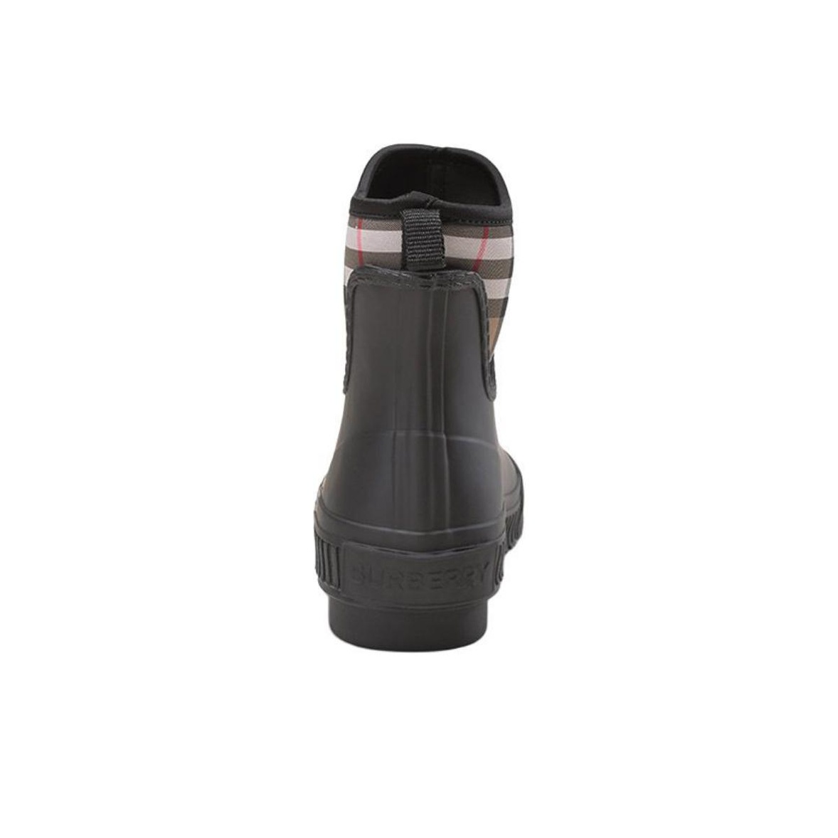 Burberry check panel rainboots deals