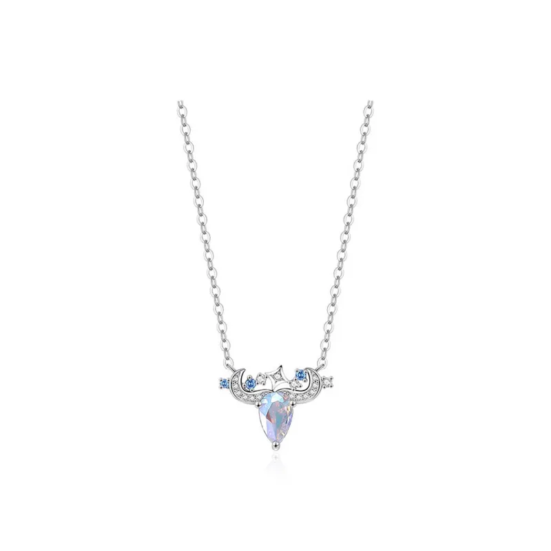 TEEX Sparkling Diamond Necklaces Women's-15