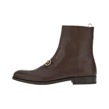 FERRAGAMO Ankle Boots Men's Brown