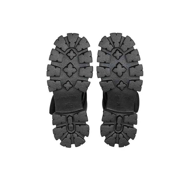 PRADA Monolith Ankle Boots Men's Black-4