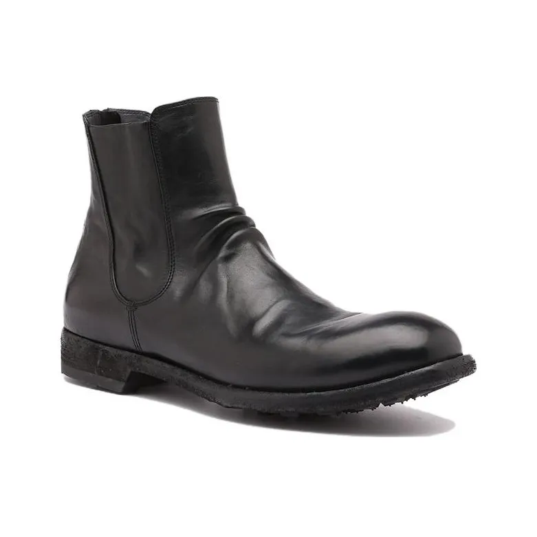 Officine Creative Polished-leather Ankle Boots-1